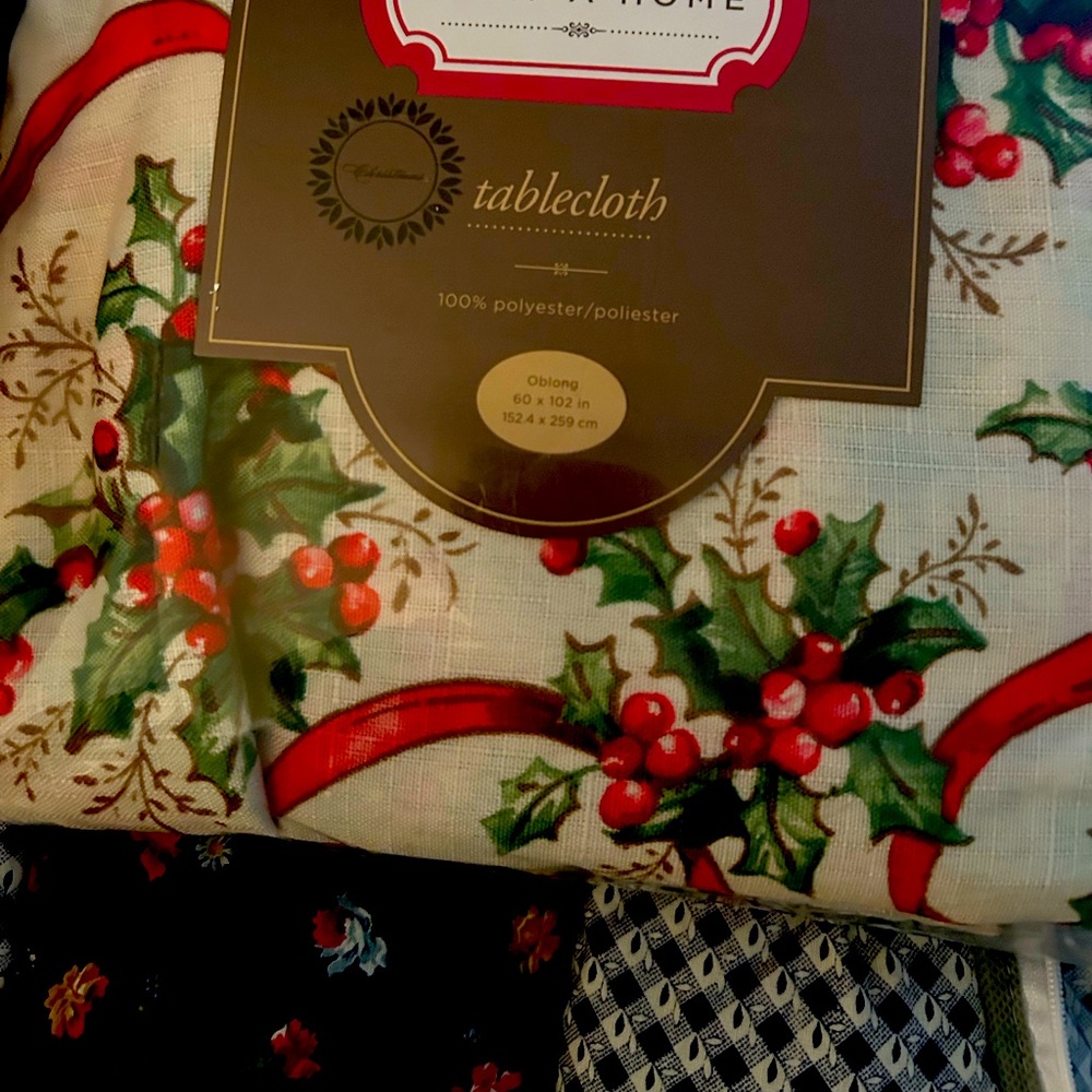Christmas cloth table cloth